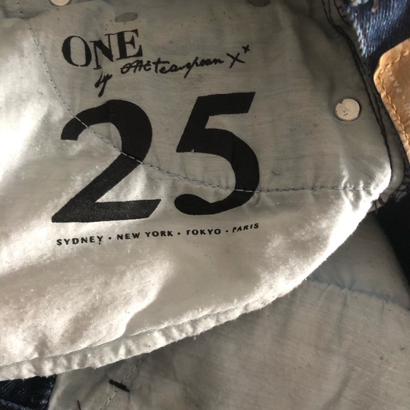 One Teaspoon Bandits Jean Shorts Sz 25 - Picture 7 of 10